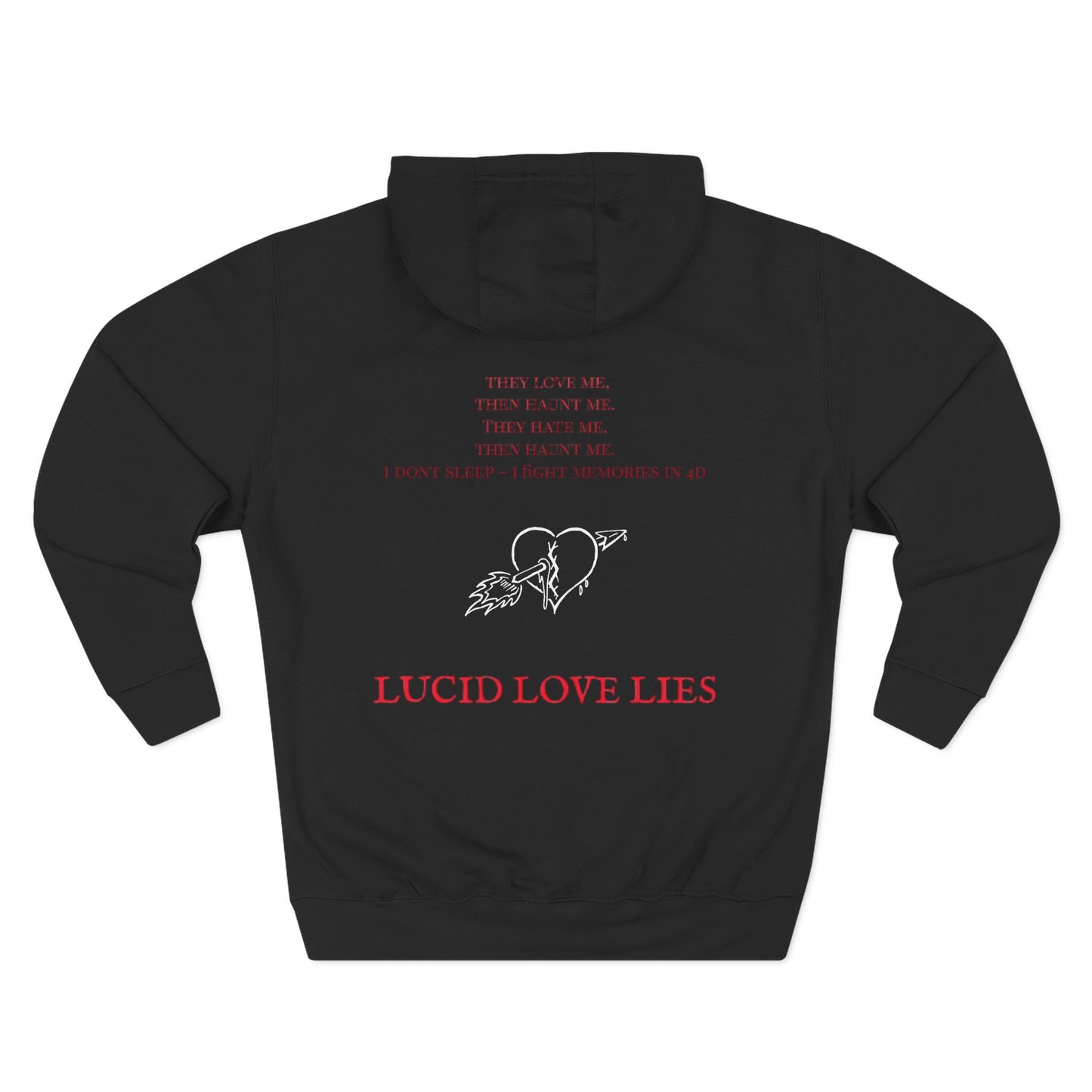 "CLOSE TO BREAKING" Custom YupStuff Three-Panel Fleece Hoodie