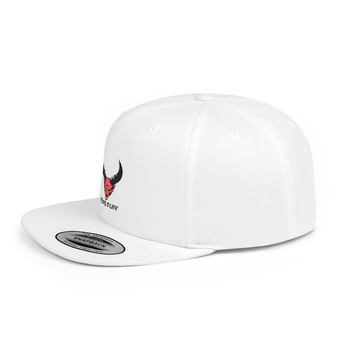 Custom YupStuff Bold Flat Bill Snapback Hat