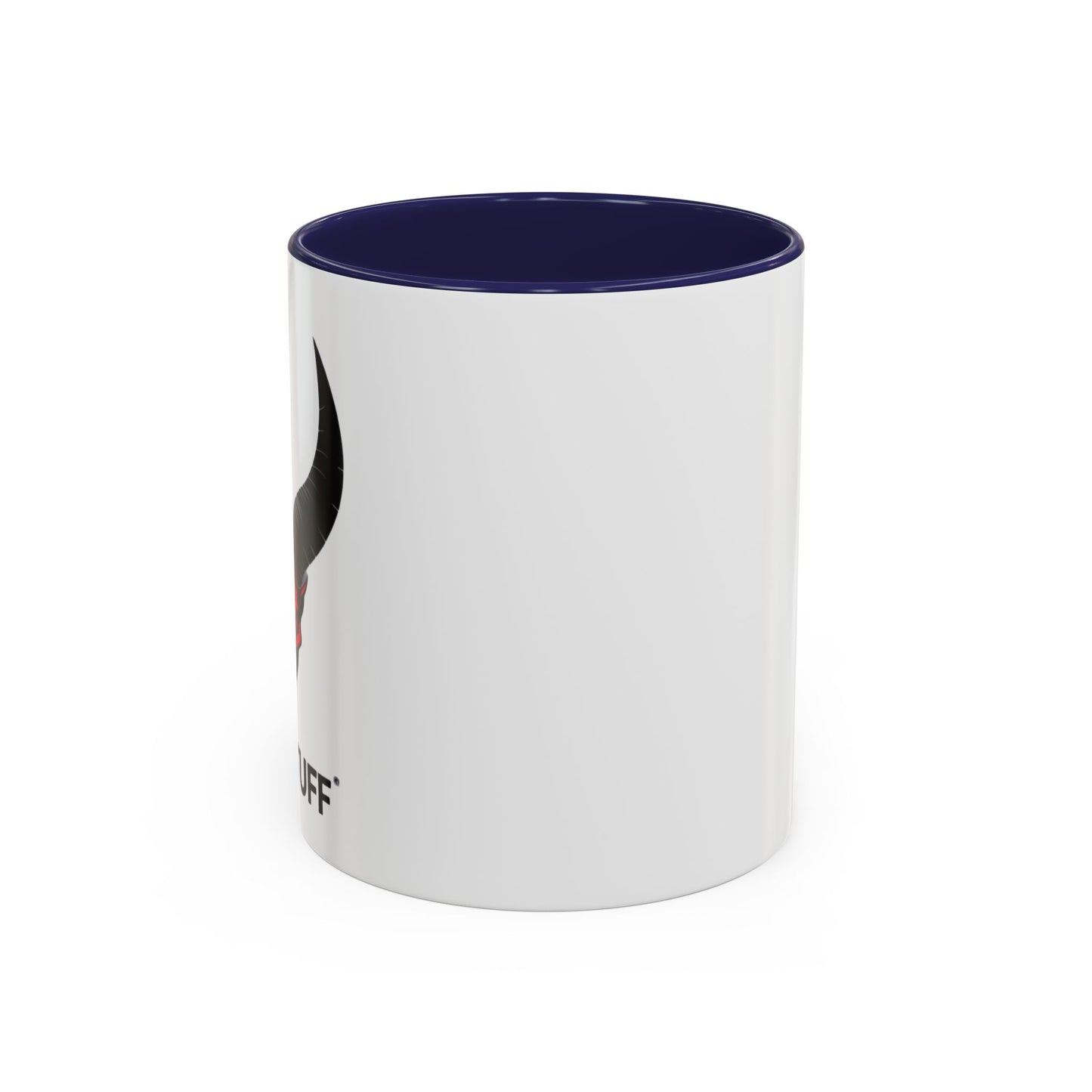 Custom YupStuff Accent Coffee Mug | Unique Gift for Coffee Lovers, Halloween Decor, Office, Home, Funny Mugs, Devil Design