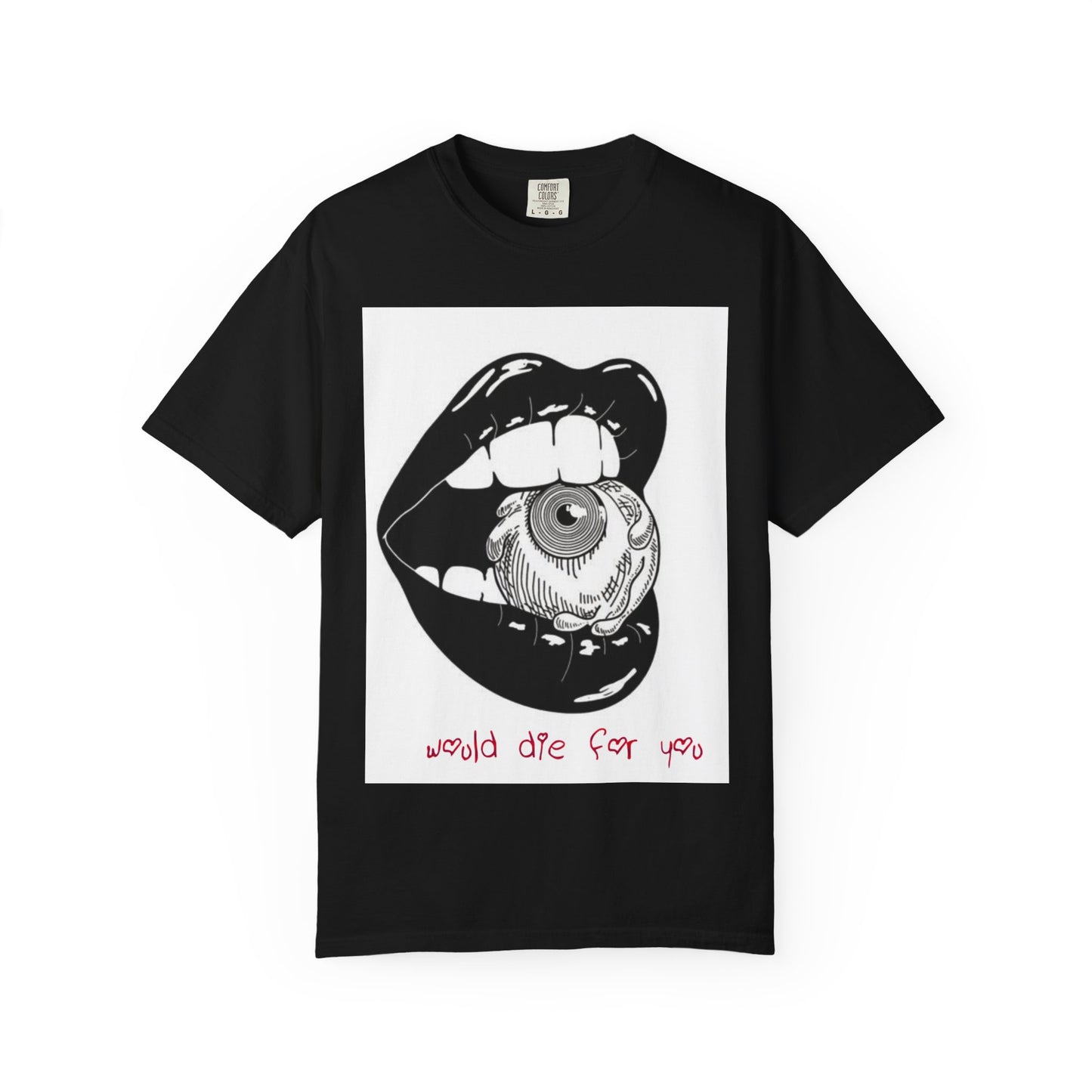 I'd Die For You Psychopath T-Shirt (YupStuffShop Custom) Pinterest Gothic Eye T-Shirt
