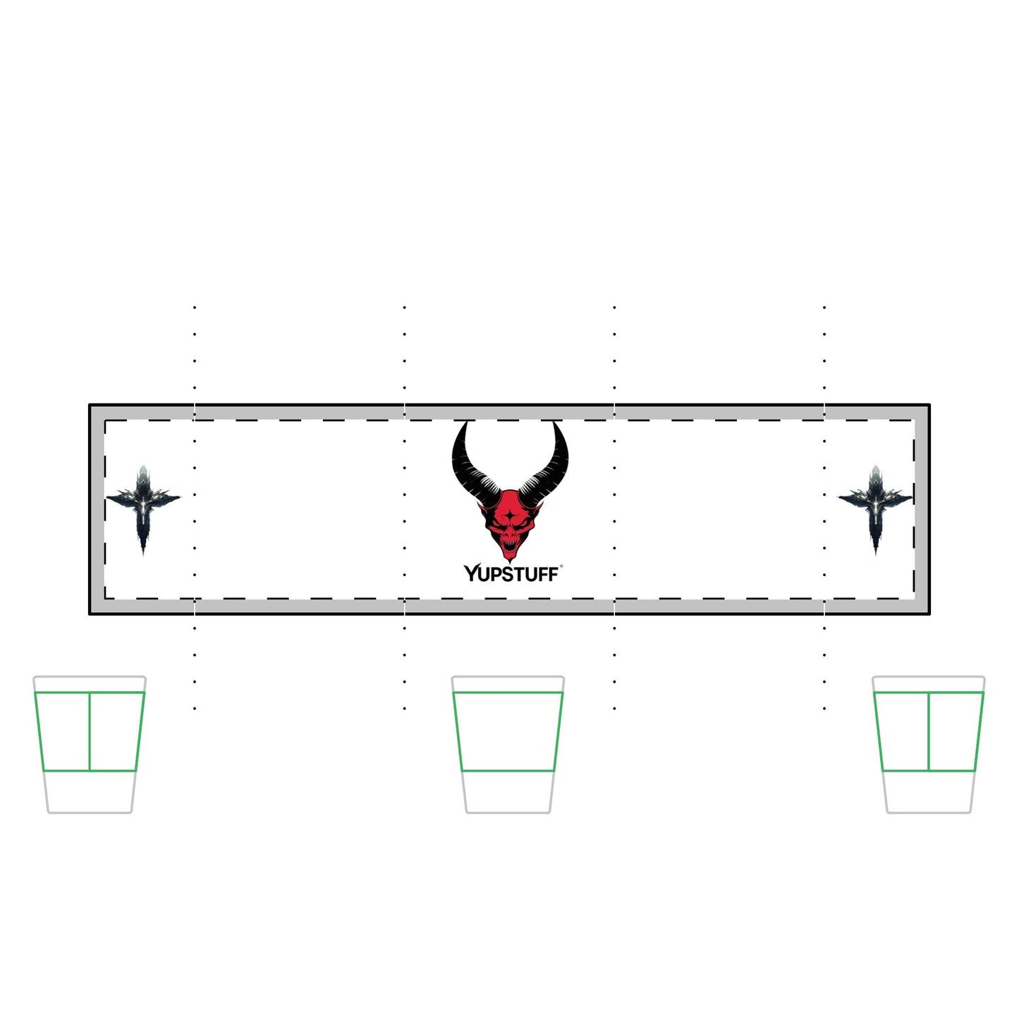 Custom YupStuff Shot Glass (Lenard) - Fun Bar-ware for Parties, Gaming Nights, Tailgating, Unique Gift for Friends, Shot Glass Collection