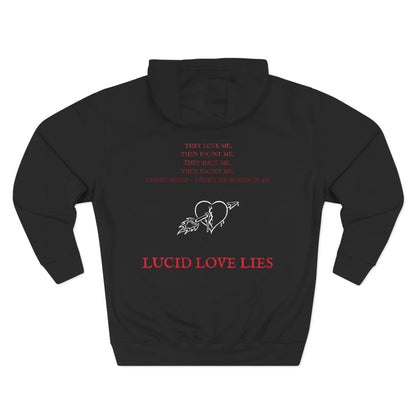 "CLOSE TO BREAKING" Custom YupStuff Three-Panel Fleece Hoodie