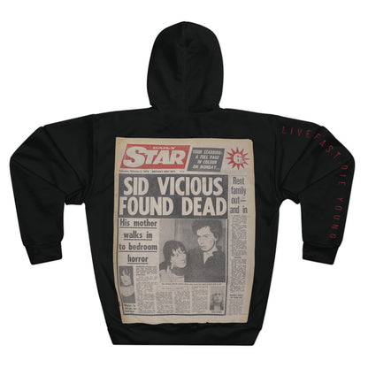 Sid Vicious Unisex Pullover Hoodie - Custom YupStuff Punk Tribute Streetwear