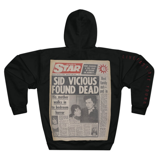 Sid Vicious Unisex Pullover Hoodie - Punk Tribute Streetwear for Music Lovers Custom: YupStuffShop